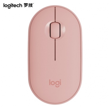 罗技（Logitech）Pebble鹅卵石 鼠标 无线蓝牙鼠标 办公鼠标 静音鼠标 女性鼠标 便携鼠标 对称鼠标 玫瑰粉