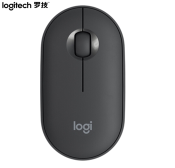 罗技（Logitech）Pebble鹅卵石 鼠标 无线蓝牙鼠标 办公鼠标 静音鼠标 女性鼠标 便携鼠标 对称鼠标 石墨黑