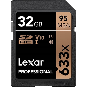 雷克沙（Lexar）UHS-I U1 V10 SD卡 32GB（单位：个）