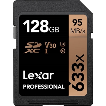 雷克沙（Lexar）UHS-I U3 V30 SD卡 128GB（单位：个）