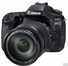 佳能（Canon）EOS 80D 单反套机（EF-S 18-200mm f/3.5-5.6 IS） 2420万有效像素 45点十字对焦 WIFI/NFC