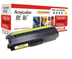 Anycolor欣彩AR-TN376Y(黄色)彩色硒鼓/墨粉盒适用兄弟TN-376Y,Brother HL-L8250