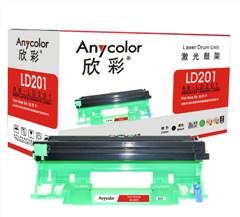 欣彩Anycolor AR-LD201（鼓架）黑色硒鼓/墨粉盒适用联想LD201，LENOVO S1801/S2001