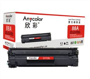 欣彩(Anycolor)AR-CC388A(标准版)黑色硒鼓/墨粉盒适用惠普CC388A，HP P1007