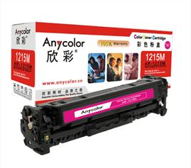 Anycolor欣彩AR-1215M（红色）彩色硒鼓/墨粉盒适用惠普CB543A（125A），HP CP1215