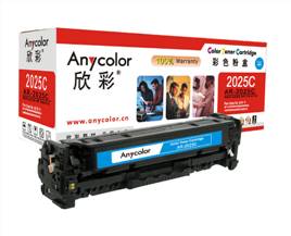 Anycolor欣彩AR-2025C（蓝色）彩色硒鼓/墨粉盒适用惠普CC531A（304A），HP CP2025N