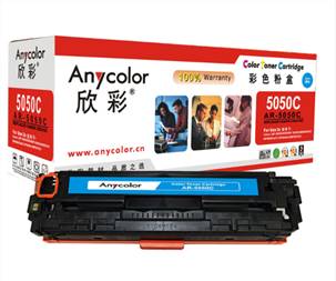 Anycolor欣彩AR-5050C（蓝色）彩色硒鼓/墨粉盒佳能CRG316C，Canon LBP-5050/8030